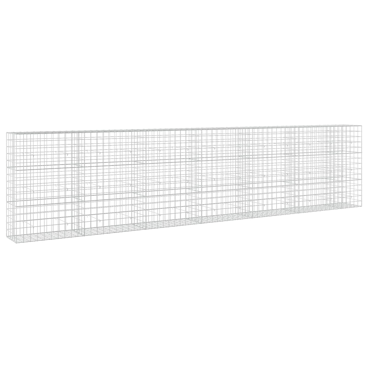 Γκαμπιόν με σύρμα 3,5 mm και πλέγμα 10x10 cm 650x50x150 εκ - Pakobazaar