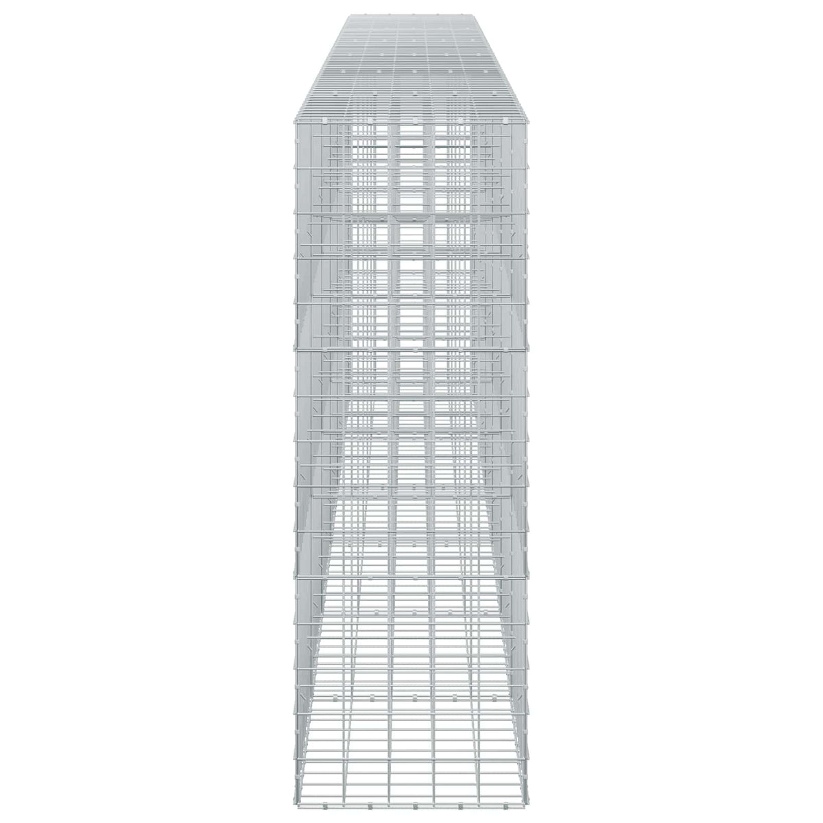 Γκαμπιόν με σύρμα 3,5 mm και πλέγμα 10x10 cm 650x50x150 εκ - Pakobazaar