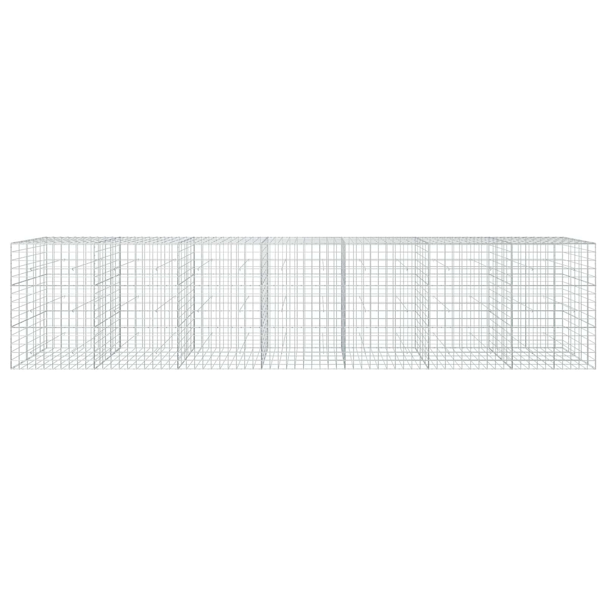 Γκαμπιόν με σύρμα 3,5 mm και πλέγμα 10x10 cm 700x50x150 εκ.