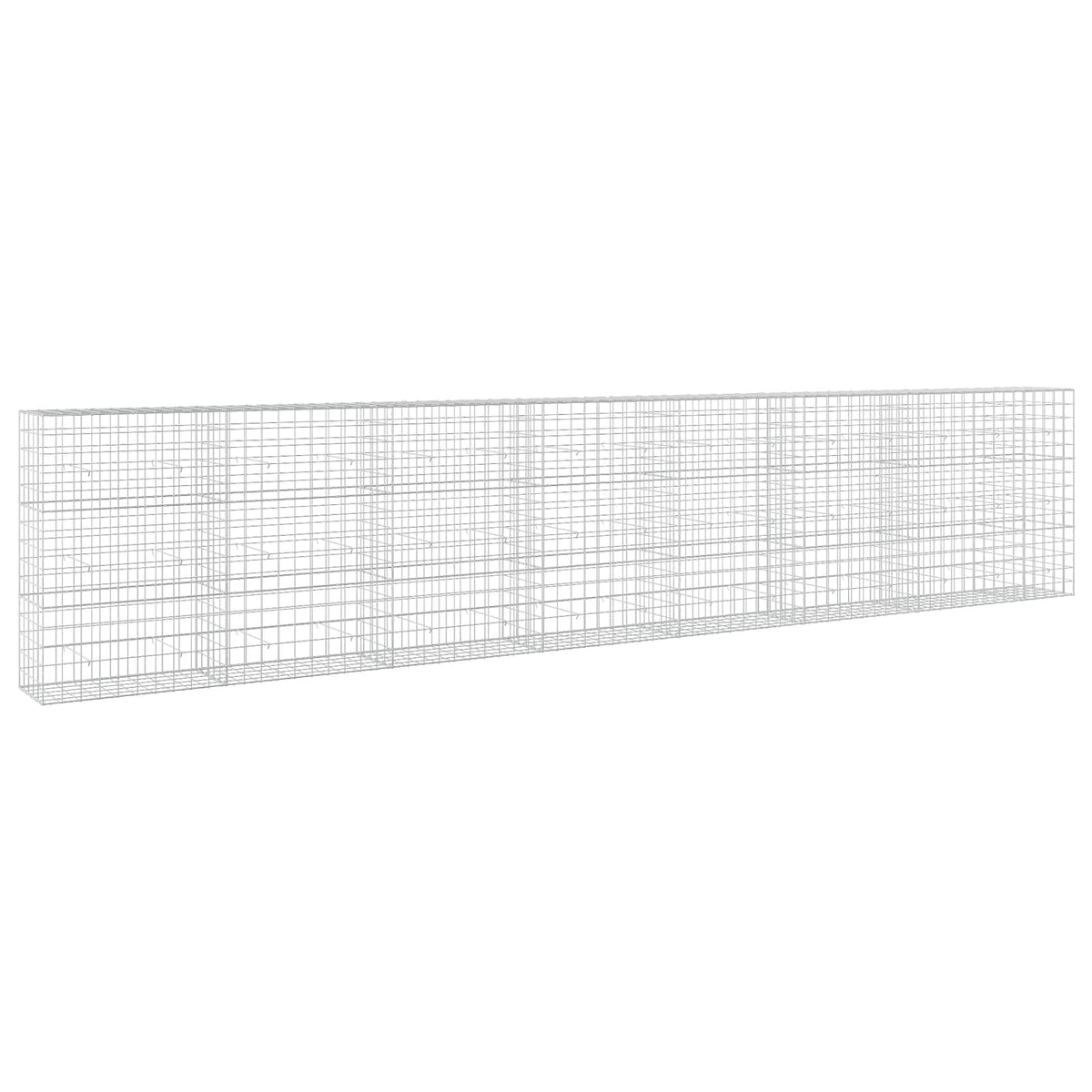 Γκαμπιόν με σύρμα 3,5 mm και πλέγμα 10x10 cm 750x50x150 εκ - Pakobazaar