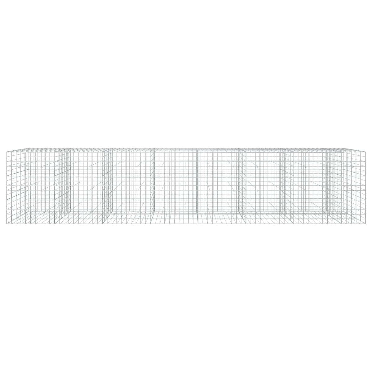 Γκαμπιόν με σύρμα 3,5 mm και πλέγμα 10x10 cm 750x50x150 εκ - Pakobazaar