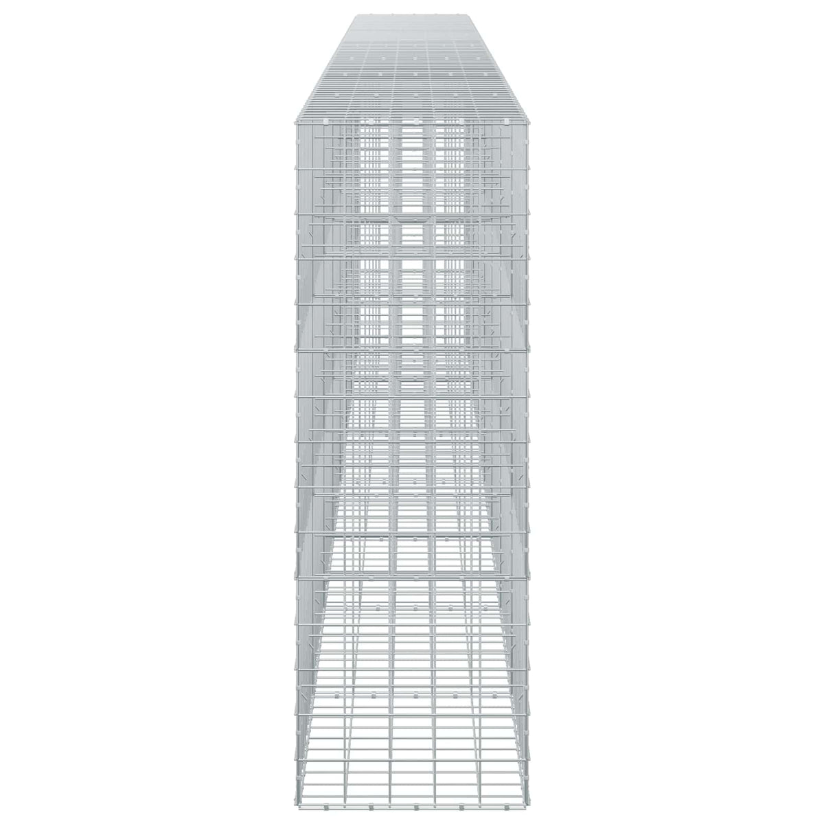 Γκαμπιόν με σύρμα 3,5 mm και πλέγμα 10x10 cm 750x50x150 εκ - Pakobazaar