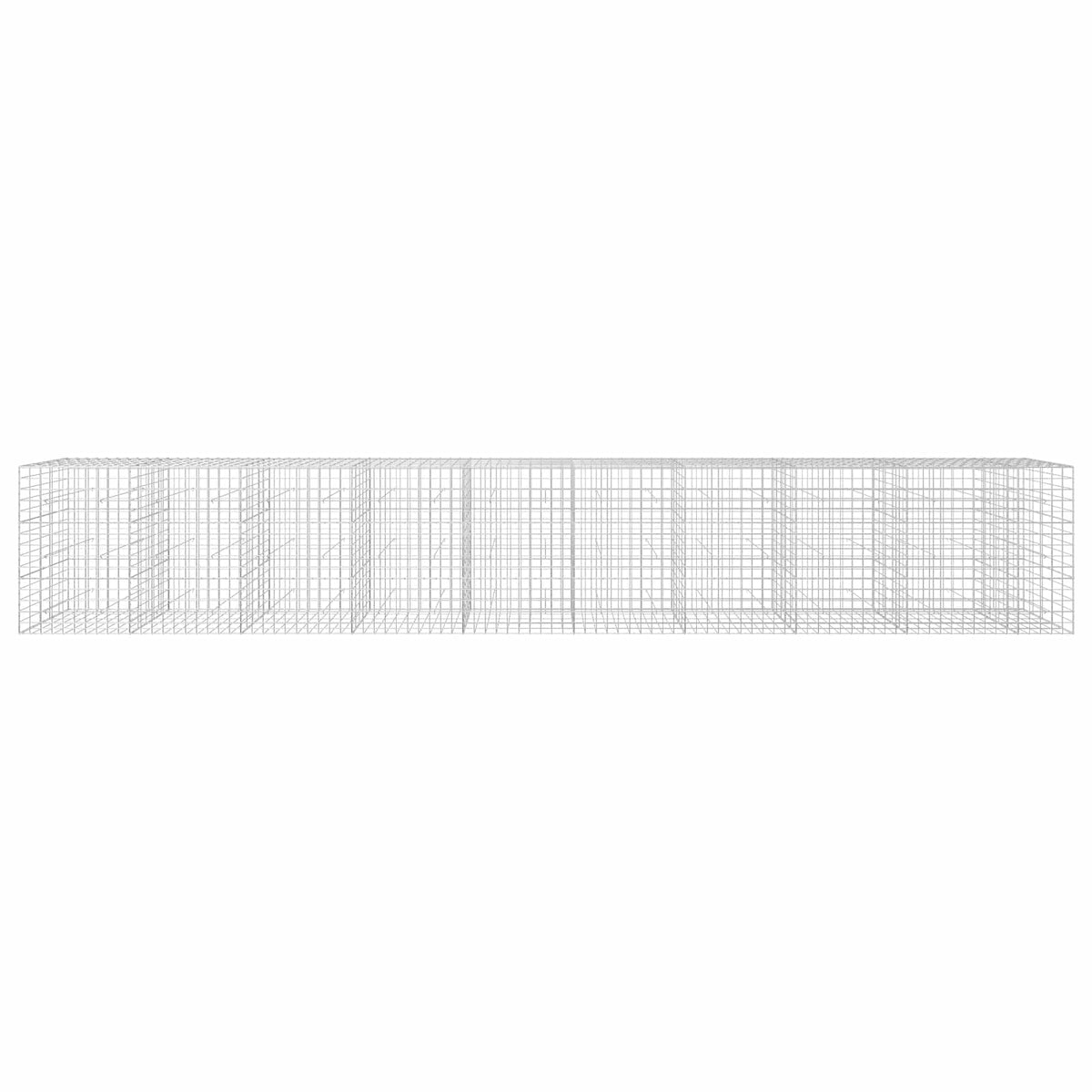 Γκαμπιόν με σύρμα 3,5 mm και πλέγμα 10x10 cm 950x50x150 εκ - Pakobazaar