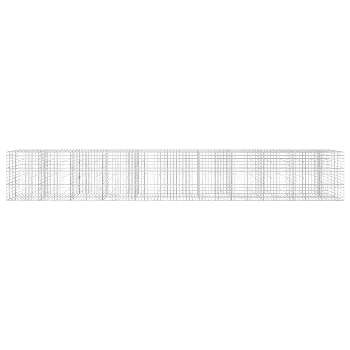Γκαμπιόν με σύρμα 3,5 mm και πλέγμα 10x10 cm 1050x50x150 εκ - Pakobazaar