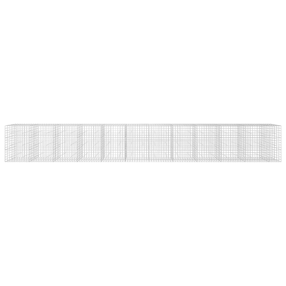 Γκαμπιόν με σύρμα 3,5 mm και πλέγμα 10x10 cm 1150x50x150 εκ