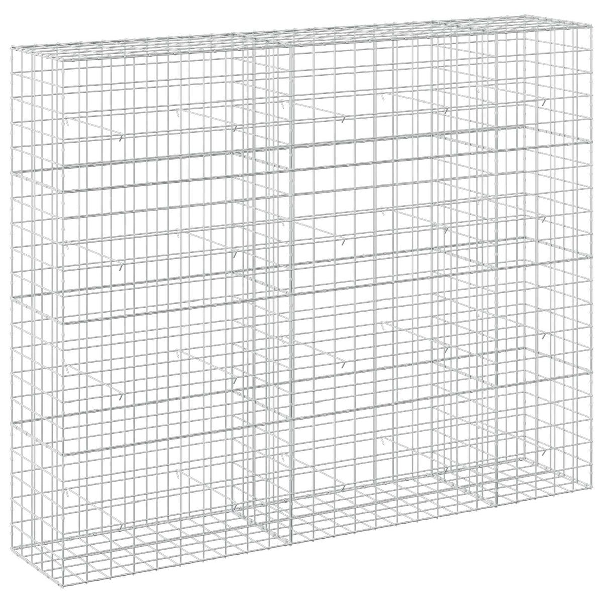 Γκαμπιόν με σύρμα 3,5 mm και πλέγμα 10x10 cm 250x50x200 εκ. - Pakobazaar