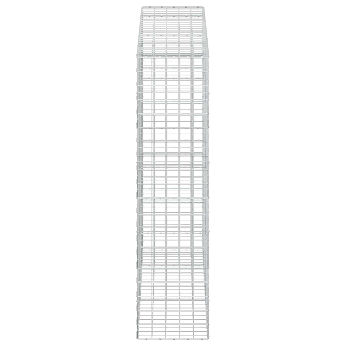 Γκαμπιόν με σύρμα 3,5 mm και πλέγμα 10x10 cm 250x50x200 εκ. - Pakobazaar