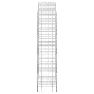 Γκαμπιόν με σύρμα 3,5 mm και πλέγμα 10x10 cm 250x50x200 εκ. - Pakobazaar