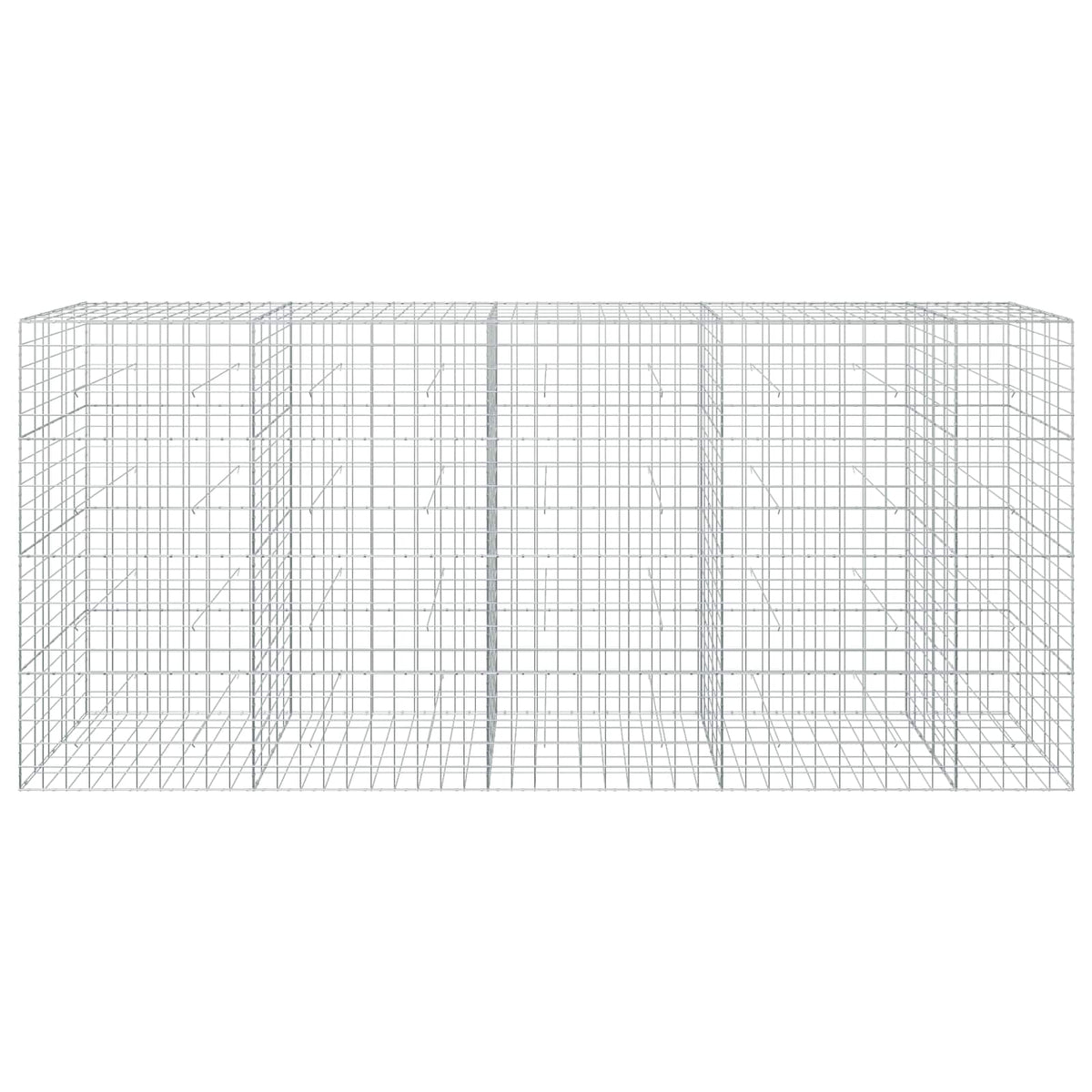 Γκαμπιόν με σύρμα 3,5 mm και πλέγμα 10x10 cm 450x50x200 εκ - Pakobazaar