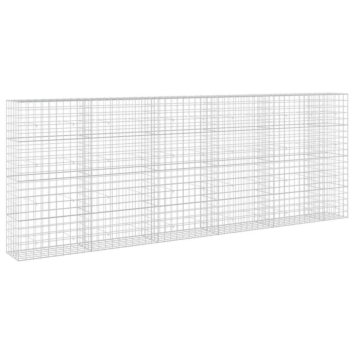 Γκαμπιόν με σύρμα 3,5 mm και πλέγμα 10x10 cm 550x50x200 εκ. - Pakobazaar