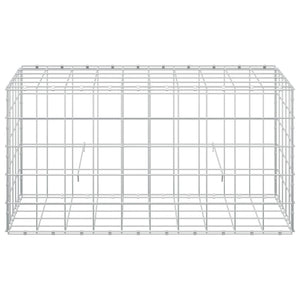 Γκαμπιόν με σύρμα 3,5 mm και πλέγμα 10x10 cm 50x100x50 εκ - Pakobazaar