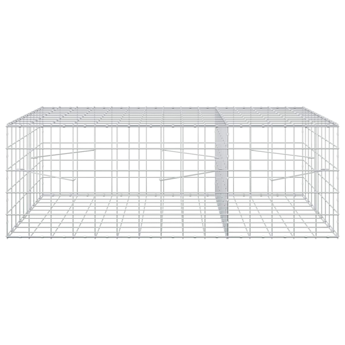 Γκαμπιόν με σύρμα 3,5 mm και πλέγμα 10x10 cm 150x100x50 εκ - Pakobazaar