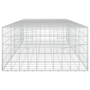 Γκαμπιόν με σύρμα 3,5 mm και πλέγμα 10x10 cm 250x100x50 εκ. - Pakobazaar