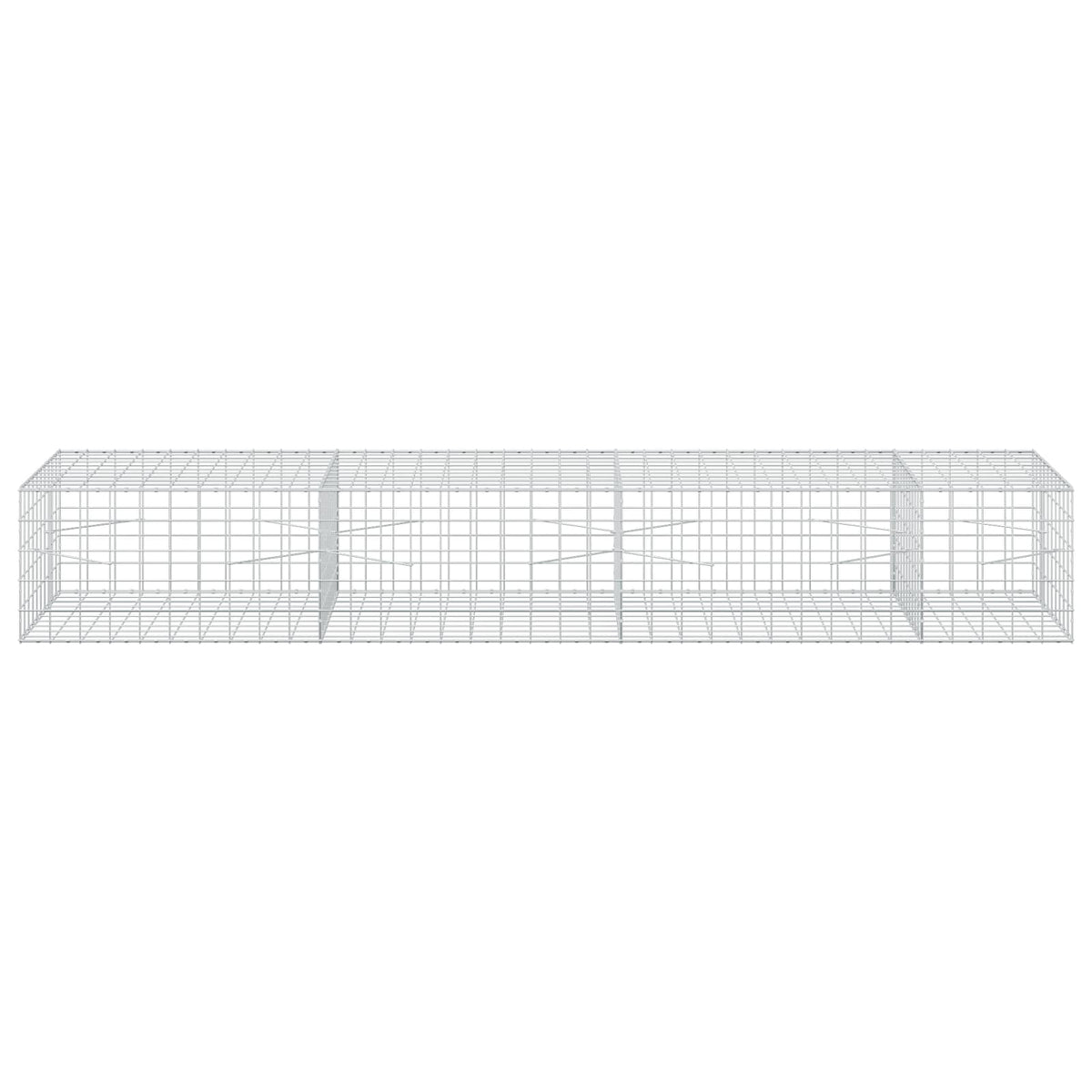 Γκαμπιόν με σύρμα 3,5 mm και πλέγμα 10x10 cm 350x100x50 εκ. - Pakobazaar