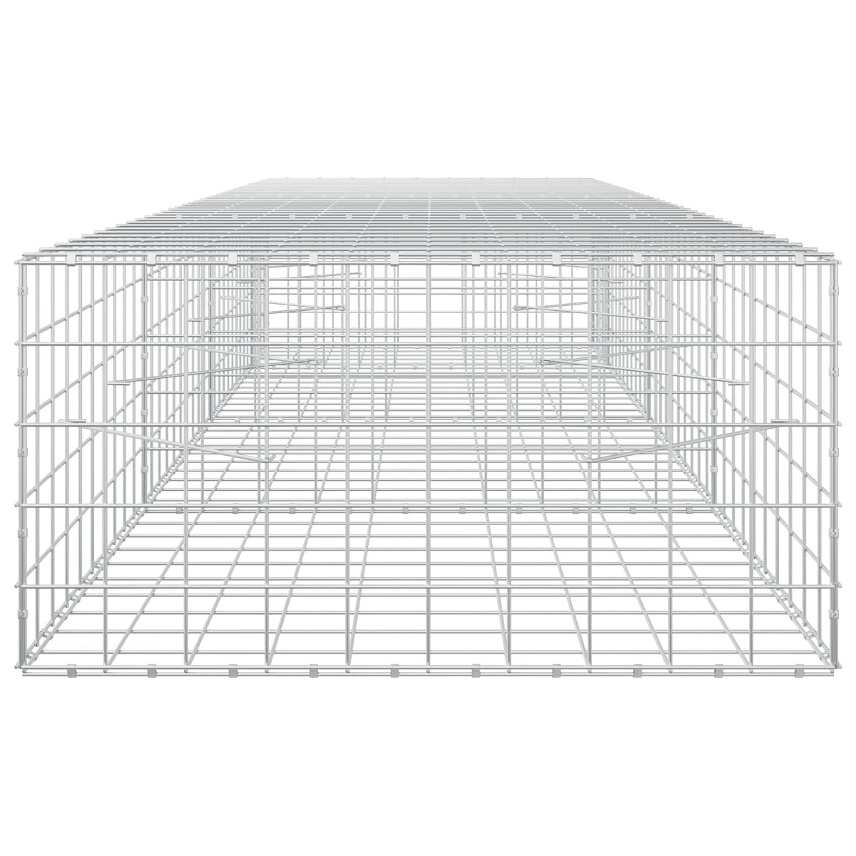 Γκαμπιόν με σύρμα 3,5 mm και πλέγμα 10x10 cm 350x100x50 εκ. - Pakobazaar