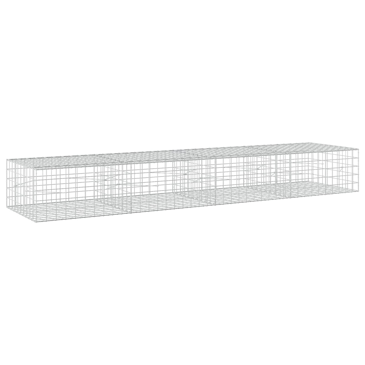Γκαμπιόν με σύρμα 3,5 mm και πλέγμα 10x10 cm 400x100x50 εκ. - Pakobazaar