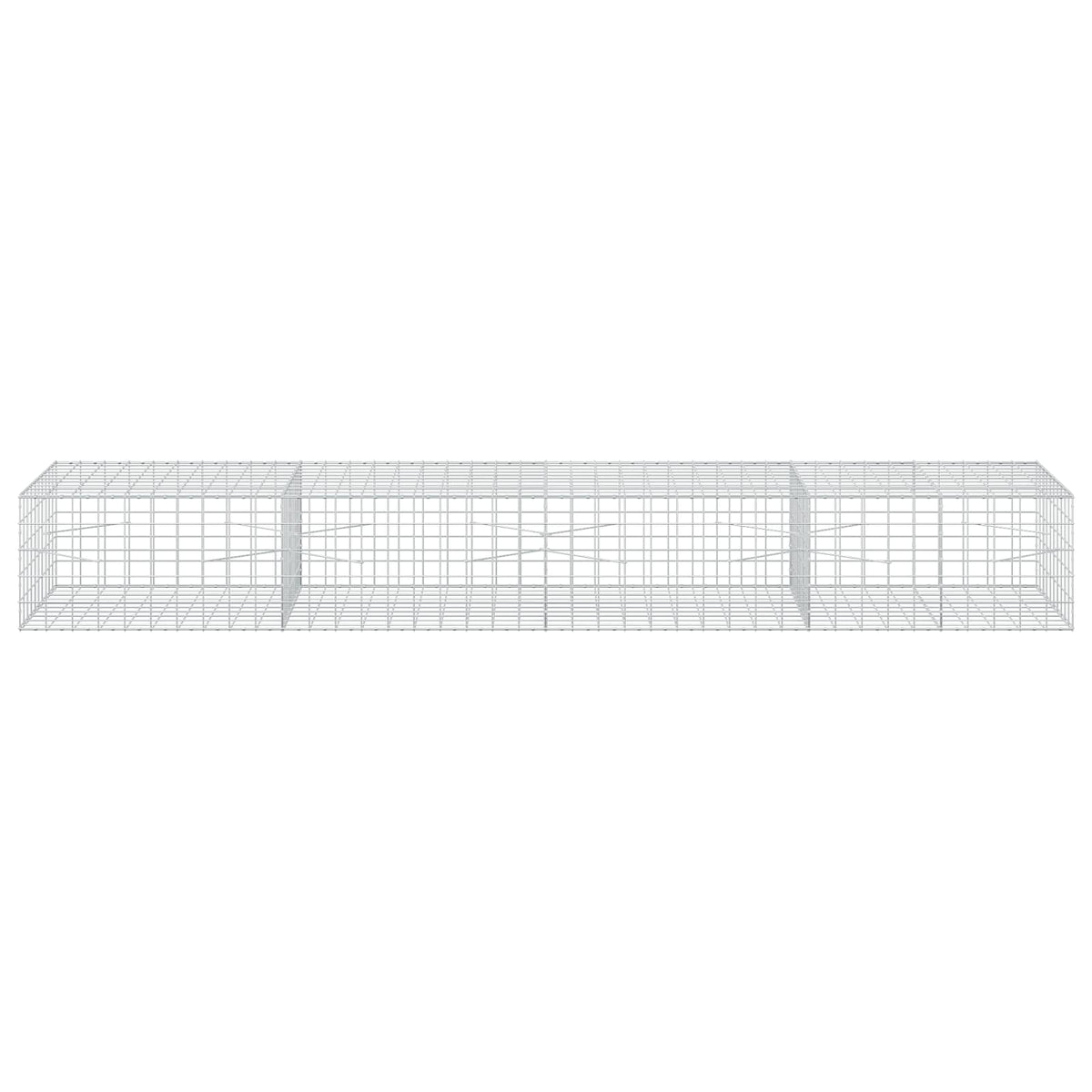 Γκαμπιόν με σύρμα 3,5 mm και πλέγμα 10x10 cm 400x100x50 εκ. - Pakobazaar