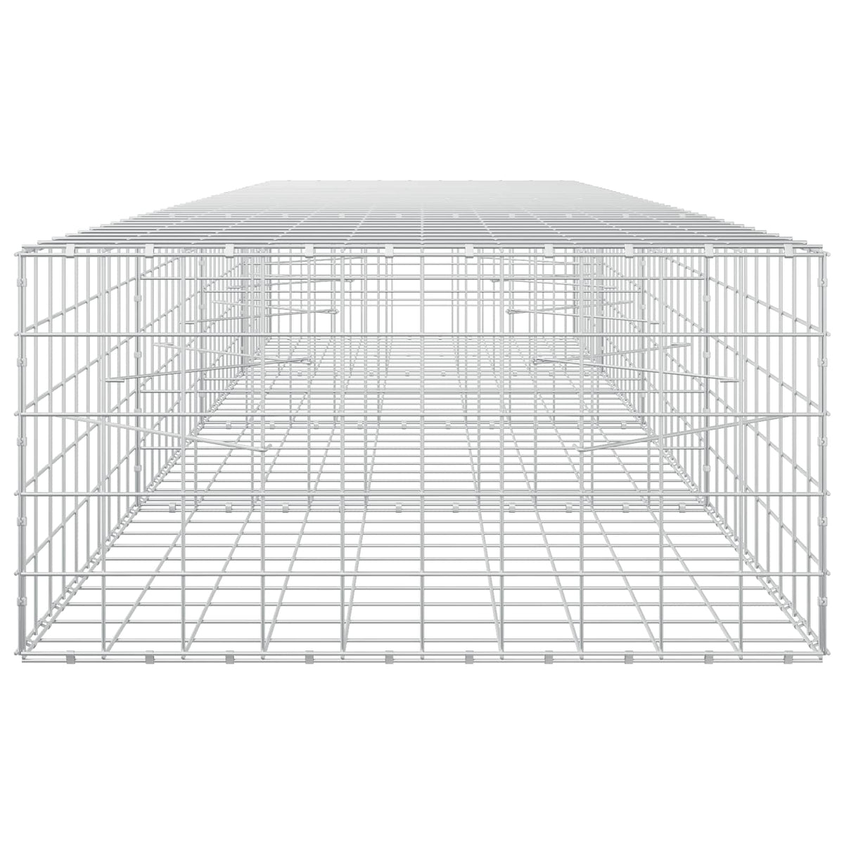 Γκαμπιόν με σύρμα 3,5 mm και πλέγμα 10x10 cm 400x100x50 εκ. - Pakobazaar