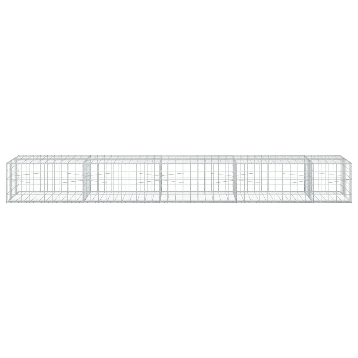 Γκαμπιόν με σύρμα 3,5 mm και πλέγμα 10x10 cm 450x100x50 εκ - Pakobazaar