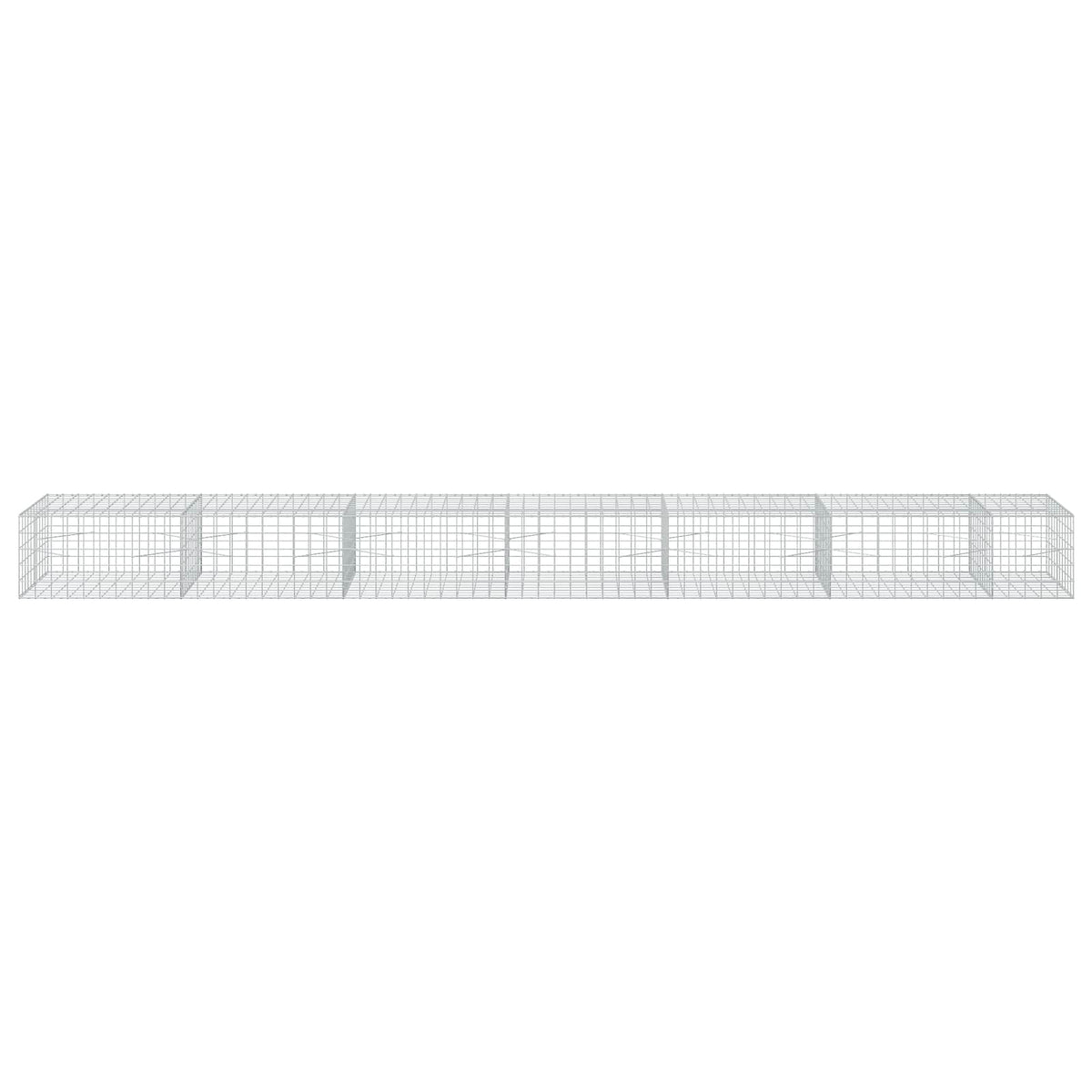 Γκαμπιόν με σύρμα 3,5 mm και πλέγμα 10x10 cm 650x100x50 εκ. - Pakobazaar