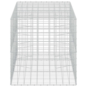 Γκαμπιόν με σύρμα 3,5 mm και πλέγμα 10x10 cm 250x100x100 εκ.