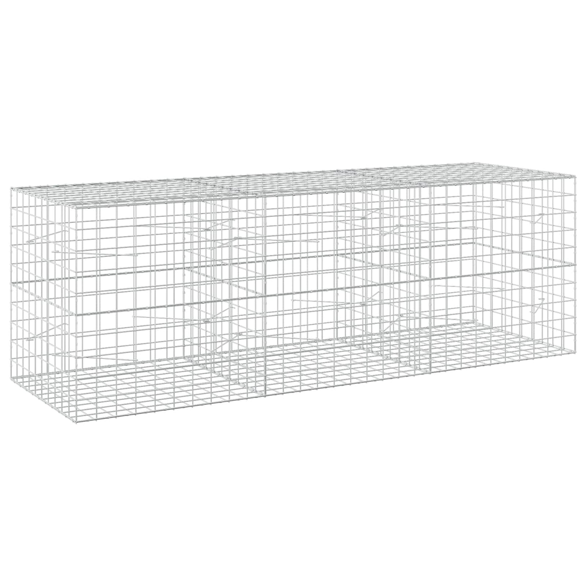 Γκαμπιόν με σύρμα 3,5 mm και πλέγμα 10x10 cm 300x100x100 εκ. - Pakobazaar