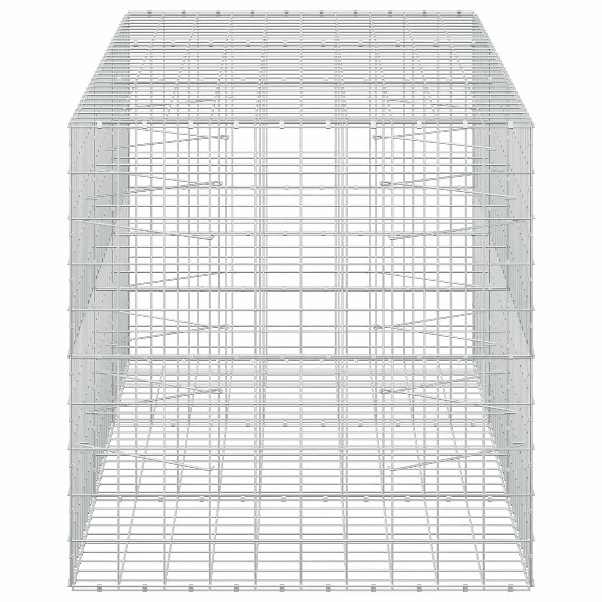 Γκαμπιόν με σύρμα 3,5 mm και πλέγμα 10x10 cm 300x100x100 εκ. - Pakobazaar