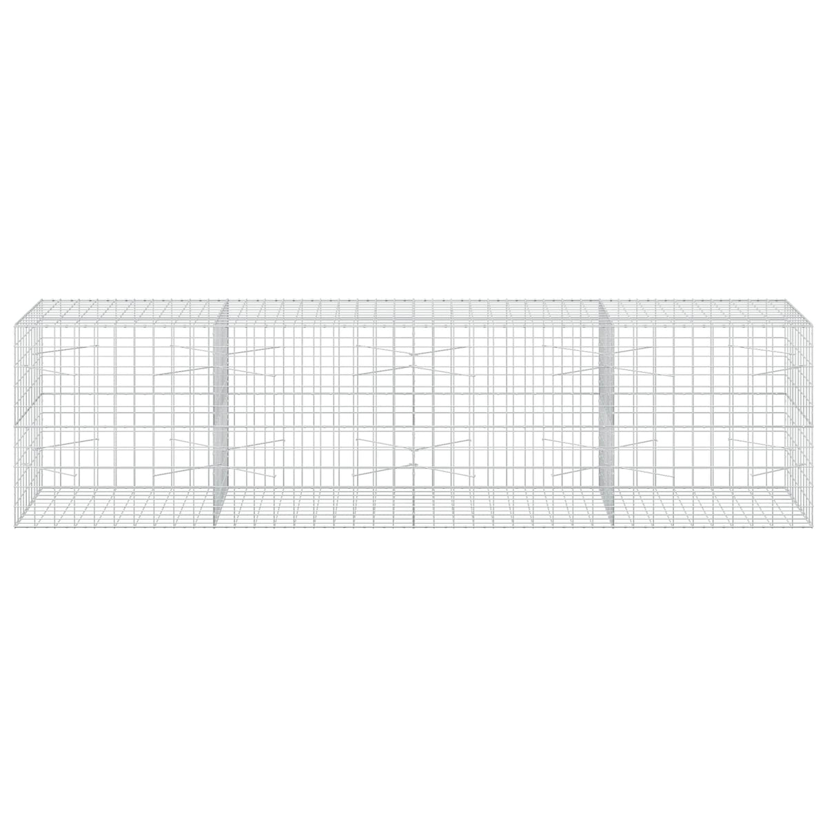 Γκαμπιόν με σύρμα 3,5 mm και πλέγμα 10x10 cm 400x100x100 εκ - Pakobazaar