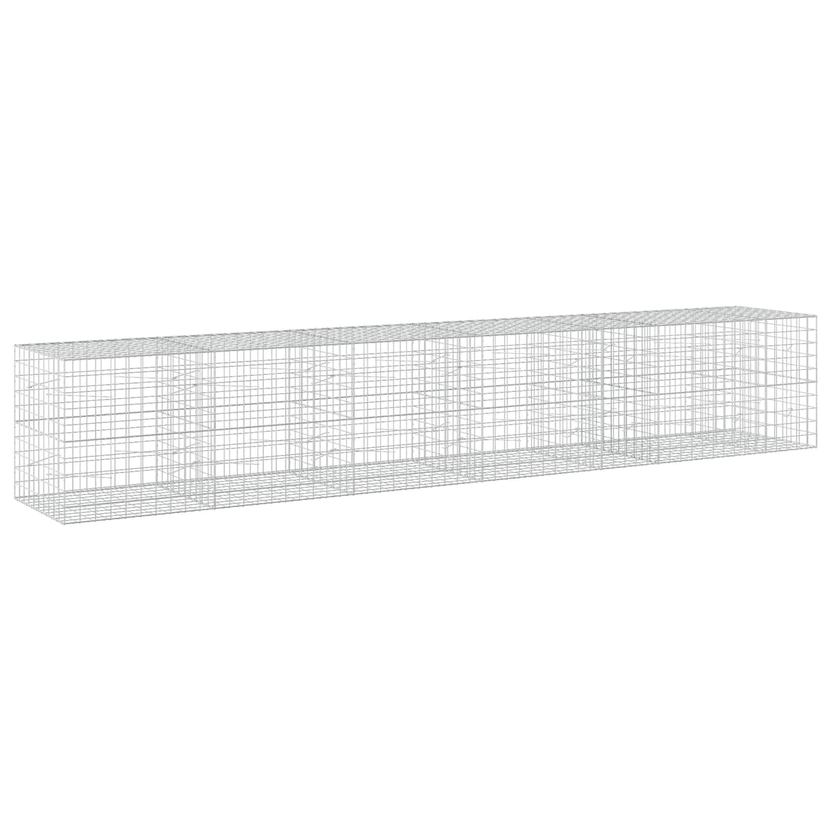 Γκαμπιόν με σύρμα 3,5 mm και πλέγμα 10x10 cm 550x100x100 εκ - Pakobazaar