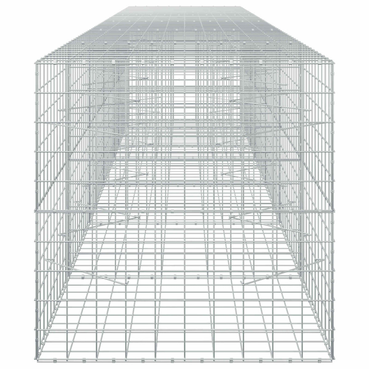 Γκαμπιόν με σύρμα 3,5 mm και πλέγμα 10x10 cm 550x100x100 εκ - Pakobazaar