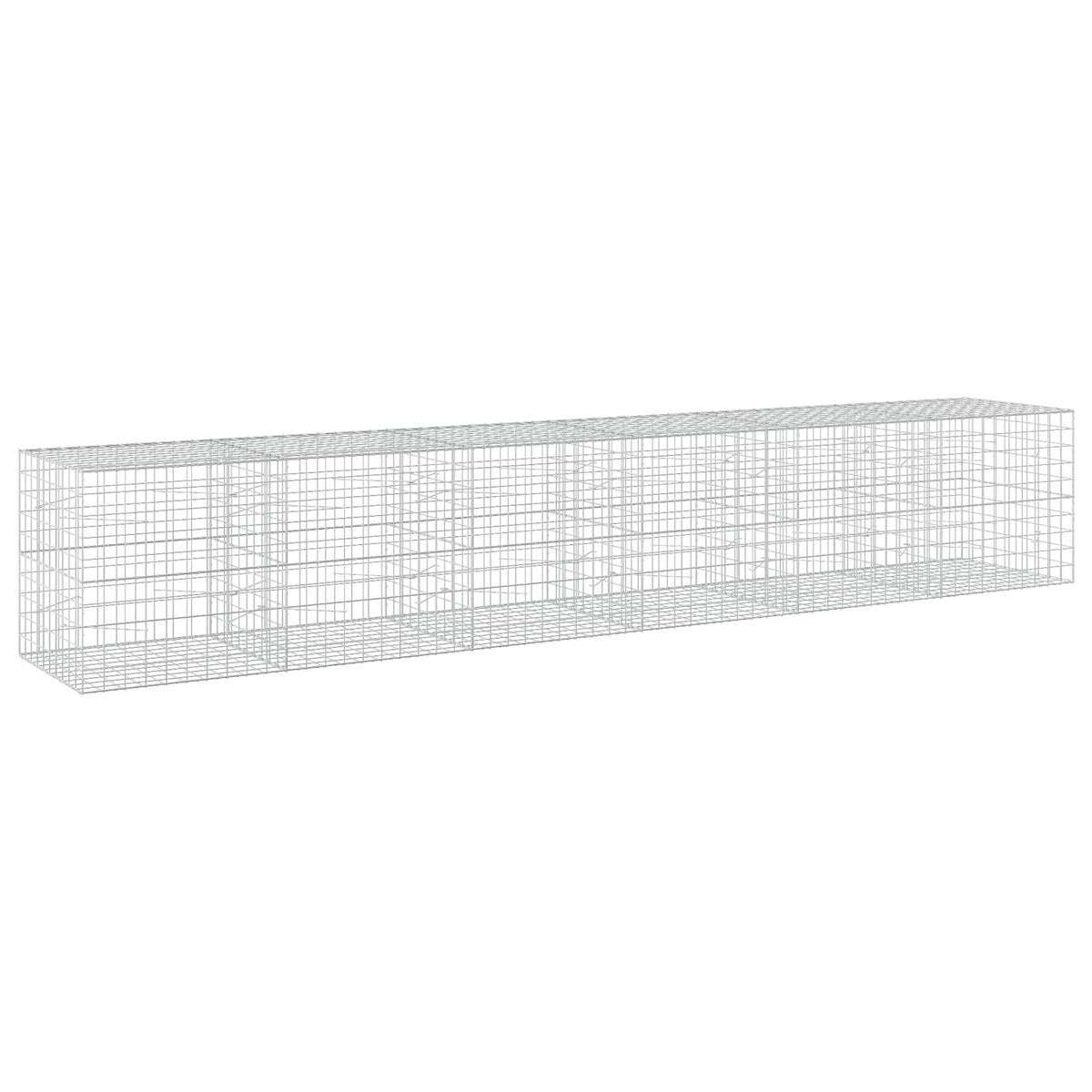 Γκαμπιόν με σύρμα 3,5 mm και πλέγμα 10x10 cm 600x100x100 εκ.