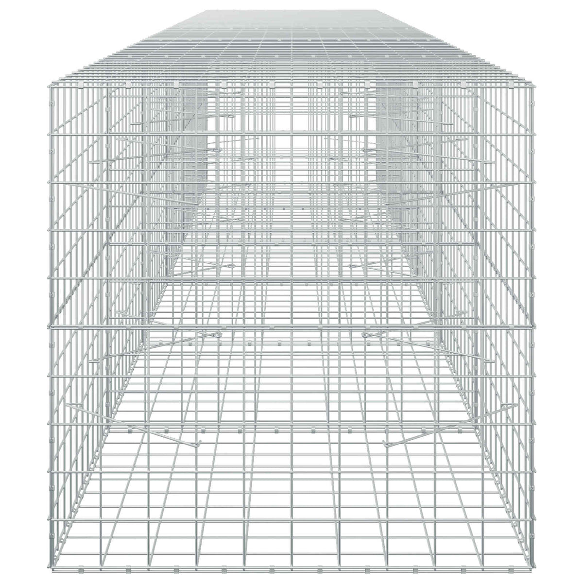 Γκαμπιόν με σύρμα 3,5 mm και πλέγμα 10x10 cm 600x100x100 εκ.