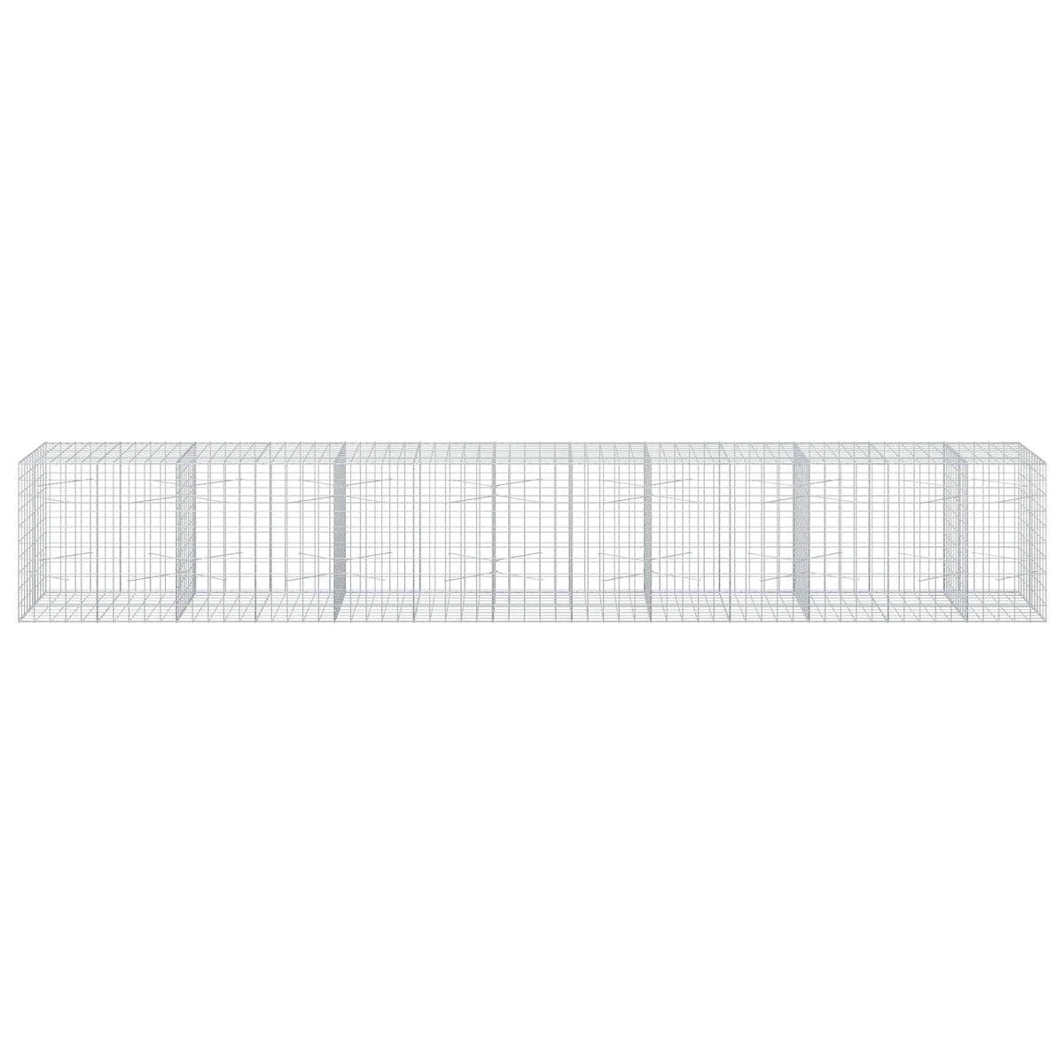 Γκαμπιόν με σύρμα 3,5 mm και πλέγμα 10x10 cm 650x100x100 εκ - Pakobazaar