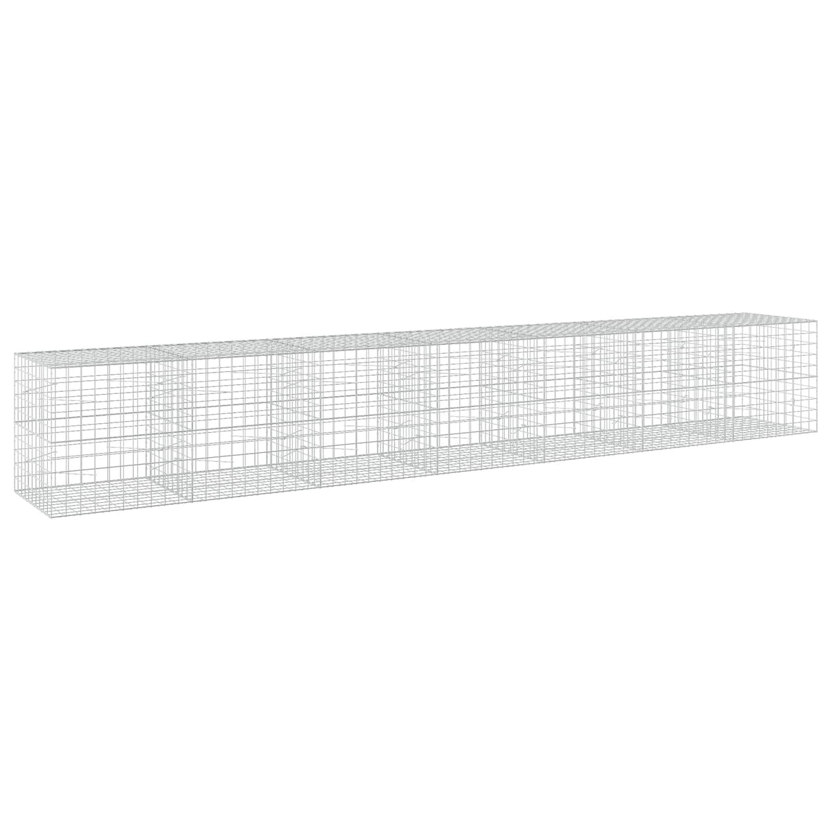 Γκαμπιόν με σύρμα 3,5 mm και πλέγμα 10x10 cm 700x100x100 εκ.