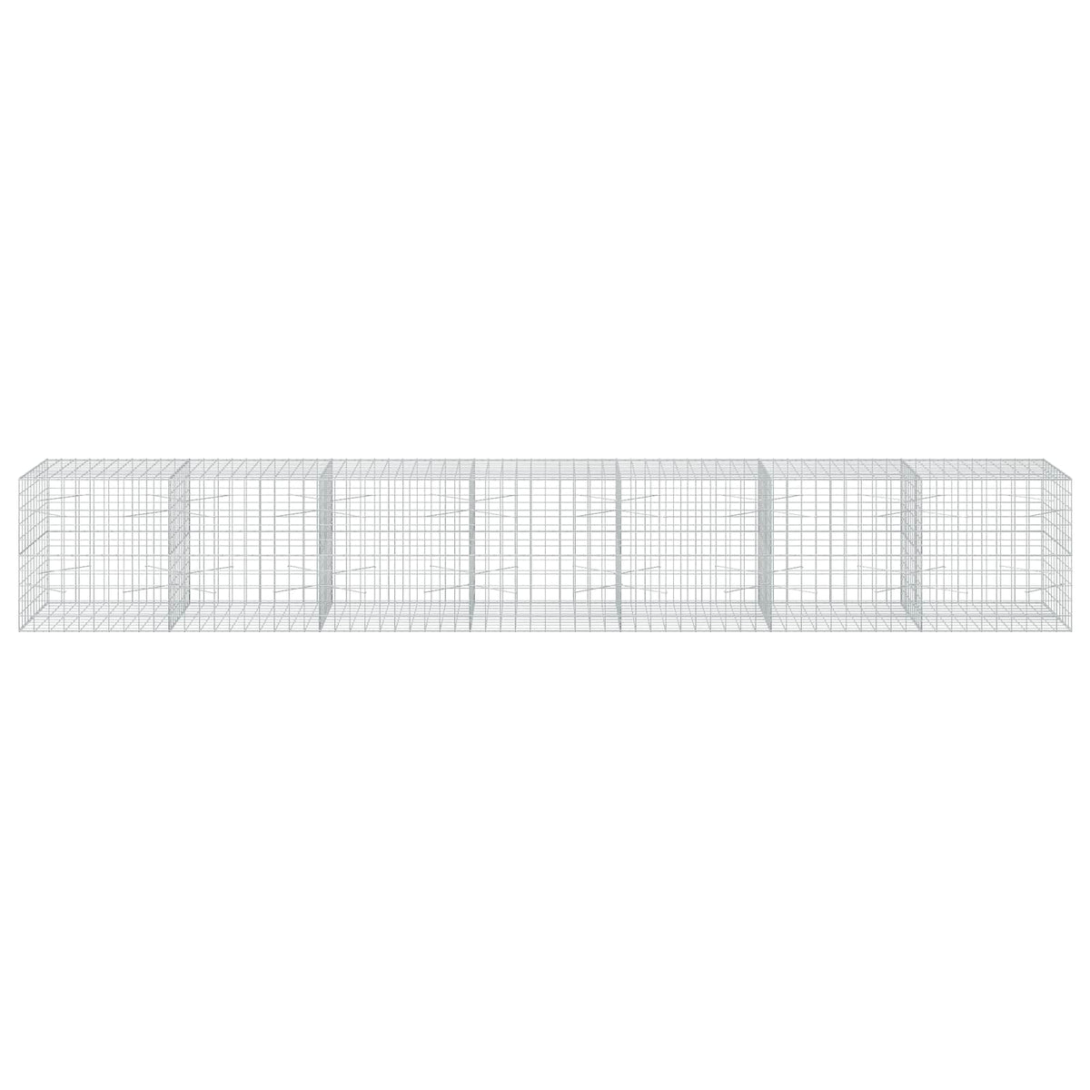 Γκαμπιόν με σύρμα 3,5 mm και πλέγμα 10x10 cm 700x100x100 εκ.