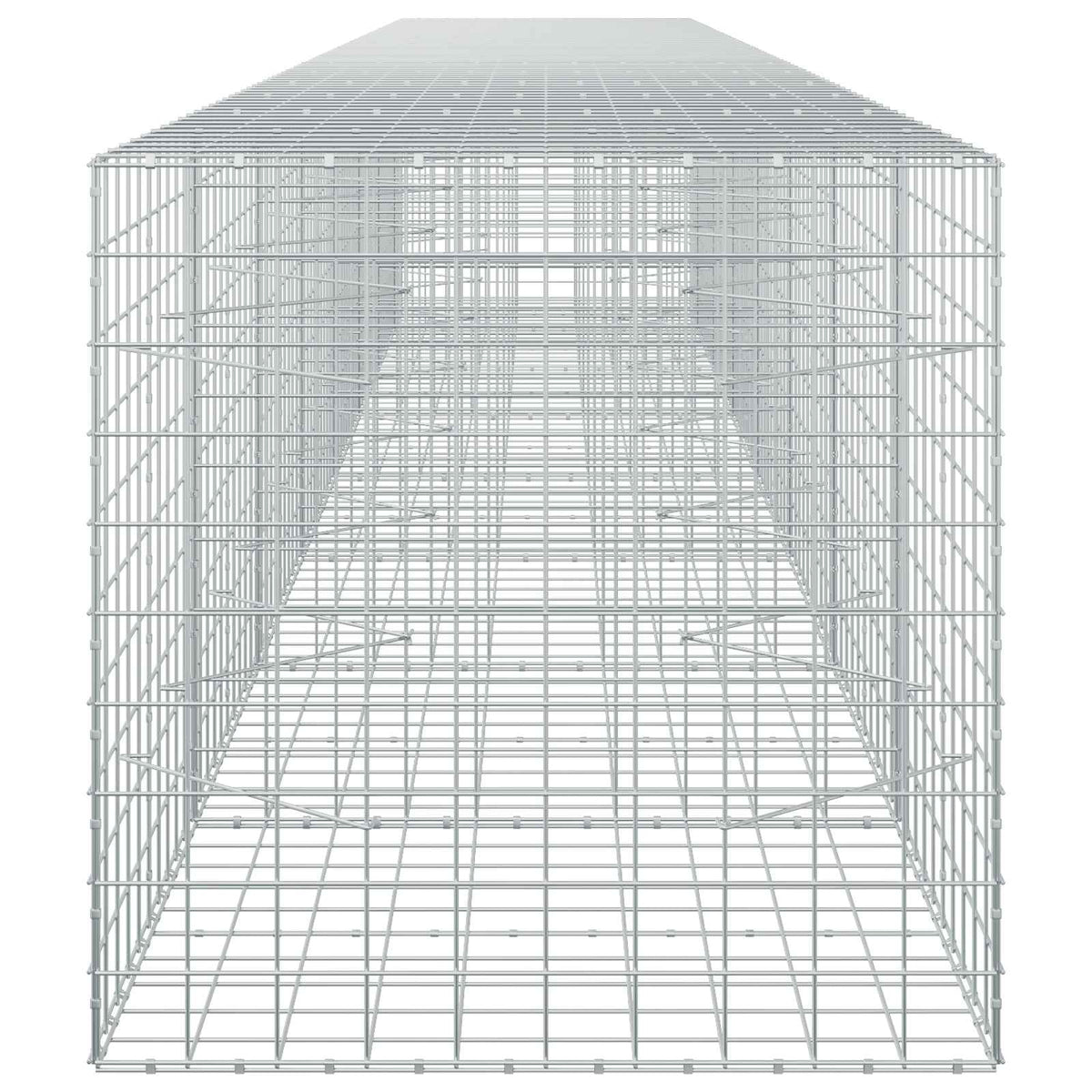 Γκαμπιόν με σύρμα 3,5 mm και πλέγμα 10x10 cm 750x100x100 εκ. - Pakobazaar