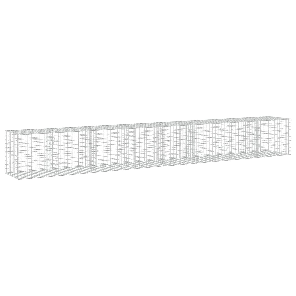 Γκαμπιόν με σύρμα 3,5 mm και πλέγμα 10x10 cm 800x100x100 εκ. - Pakobazaar
