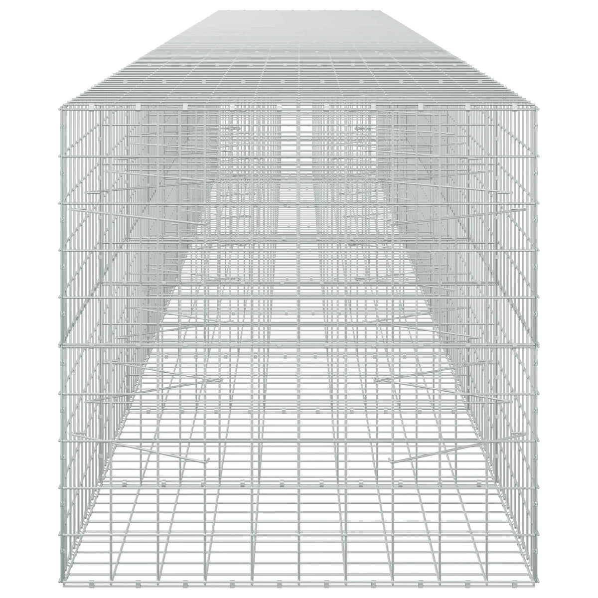 Γκαμπιόν με σύρμα 3,5 mm και πλέγμα 10x10 cm 1000x100x100 εκ. - Pakobazaar