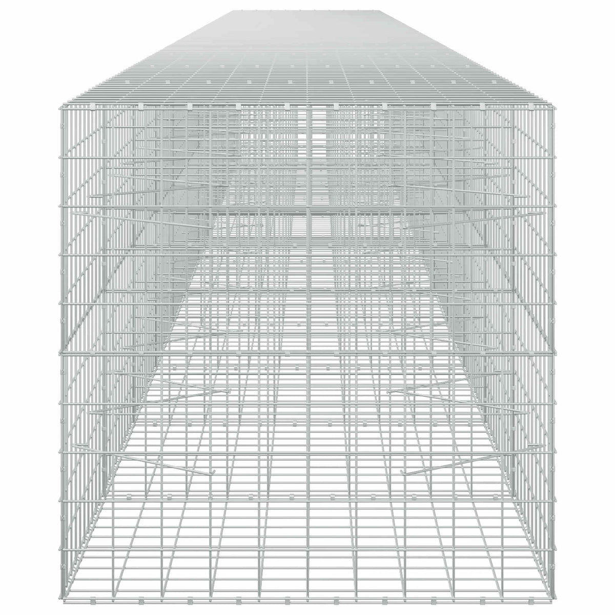 Γκαμπιόν με σύρμα 3,5 mm και πλέγμα 10x10 cm 1200x100x100 εκ - Pakobazaar