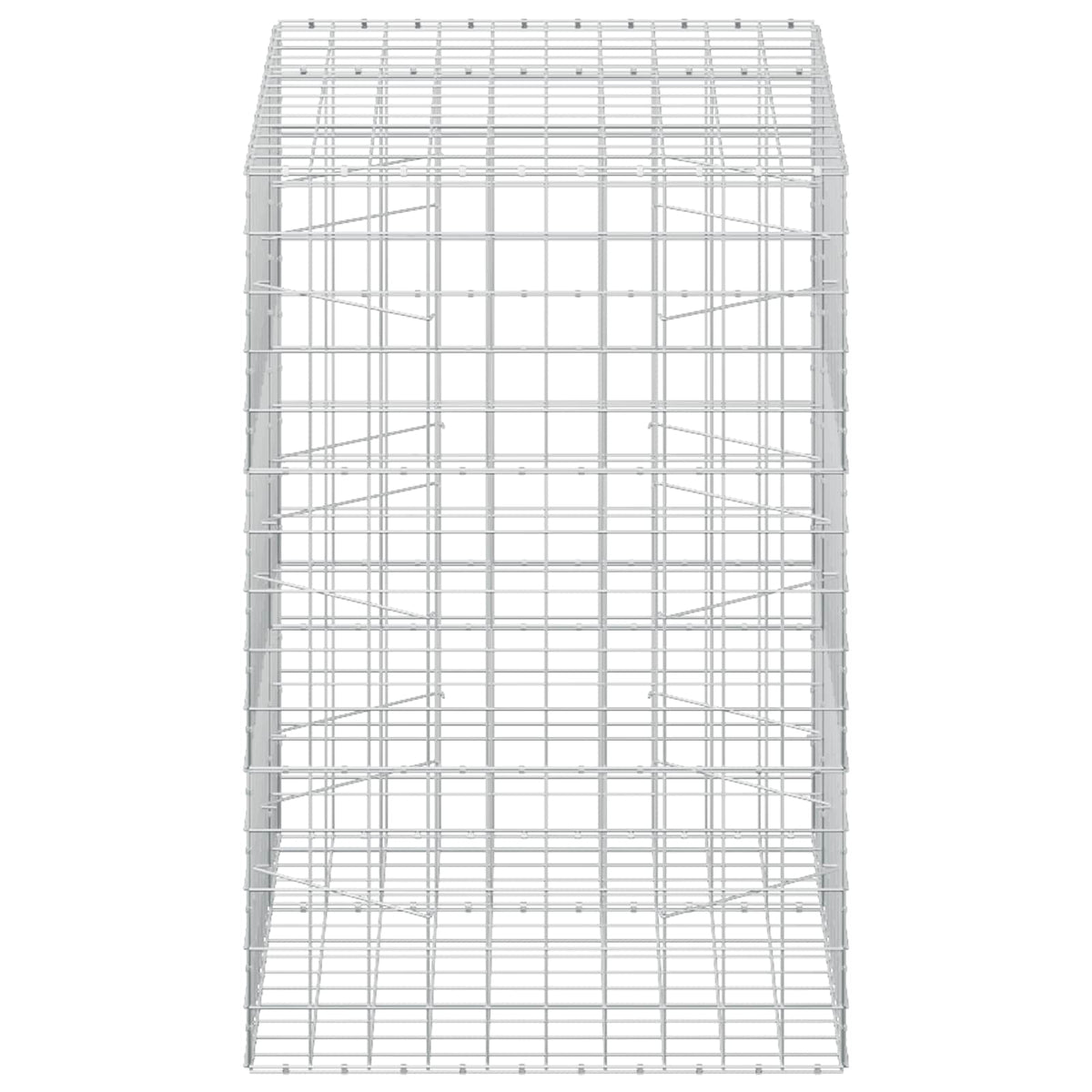 Γκαμπιόν με σύρμα 3,5 mm και πλέγμα 10x10 cm 150x100x150 εκ.