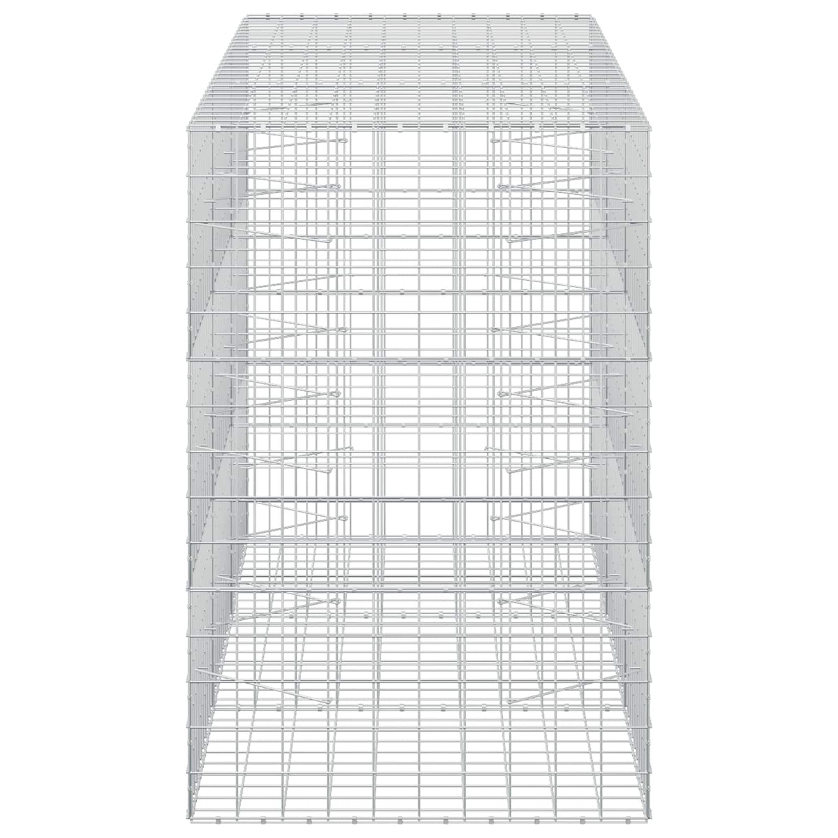Γκαμπιόν με σύρμα 3,5 mm και πλέγμα 10x10 cm 300x100x150 εκ - Pakobazaar