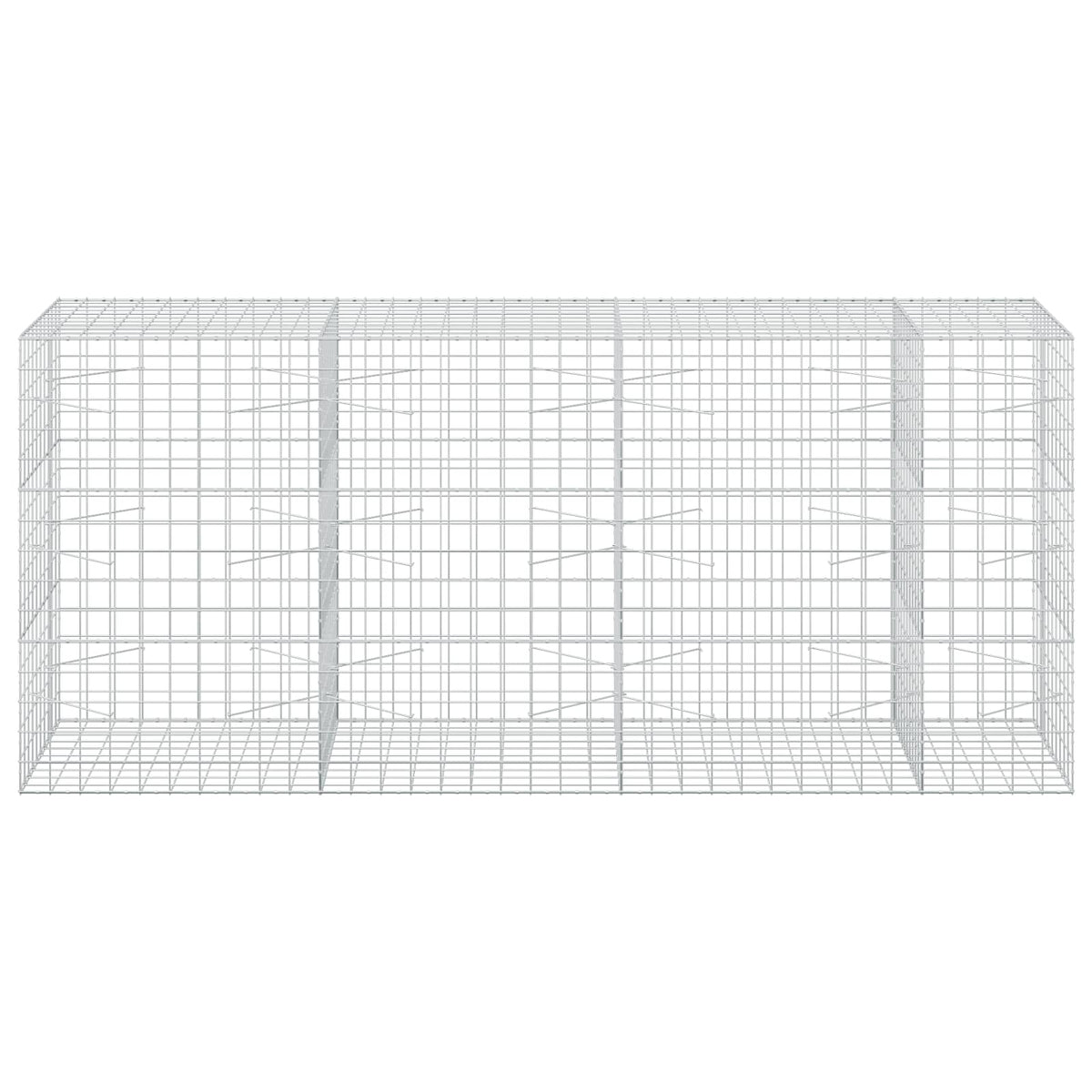 Γκαμπιόν με σύρμα 3,5 mm και πλέγμα 10x10 cm 350x100x150 εκ.