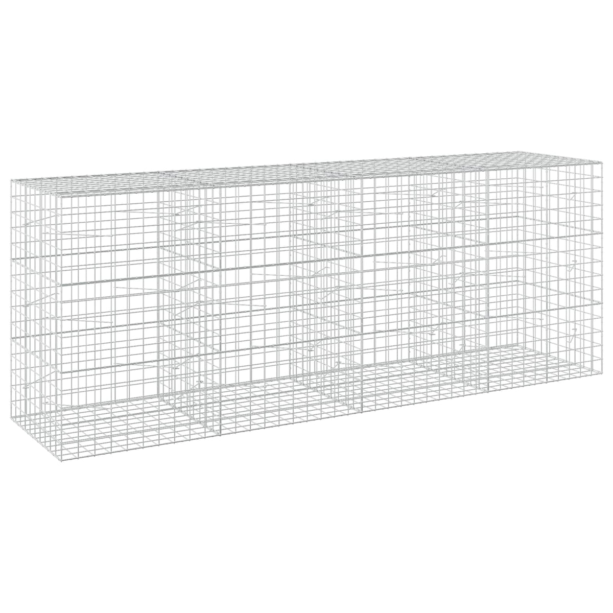 Γκαμπιόν με σύρμα 3,5 mm και πλέγμα 10x10 cm 400x100x150 εκ.