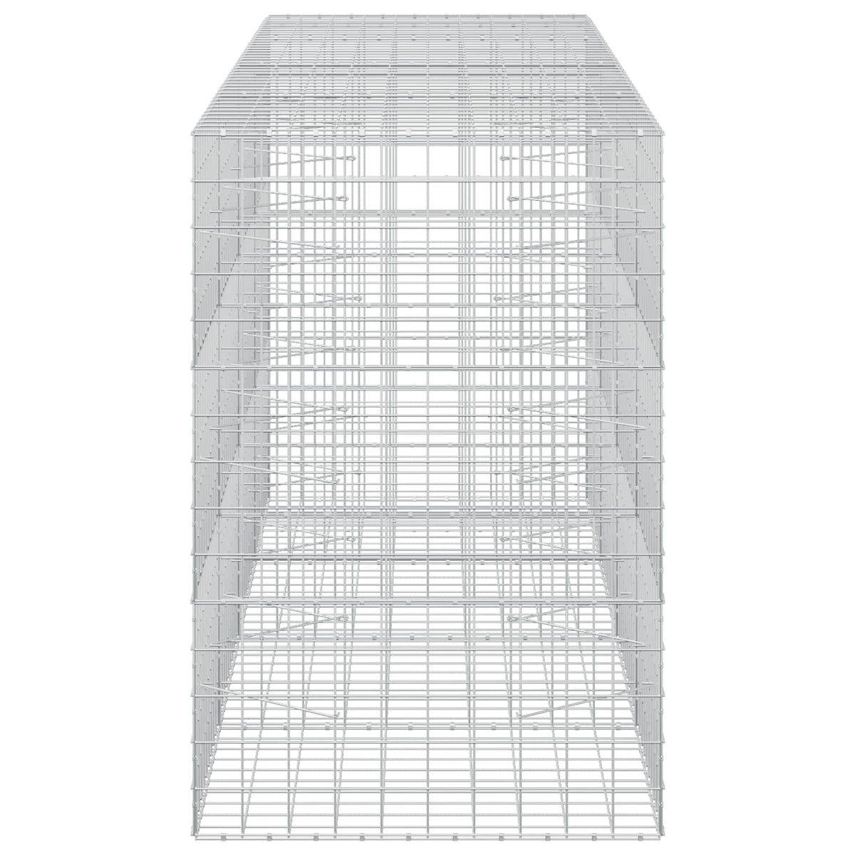 Γκαμπιόν με σύρμα 3,5 mm και πλέγμα 10x10 cm 400x100x150 εκ.