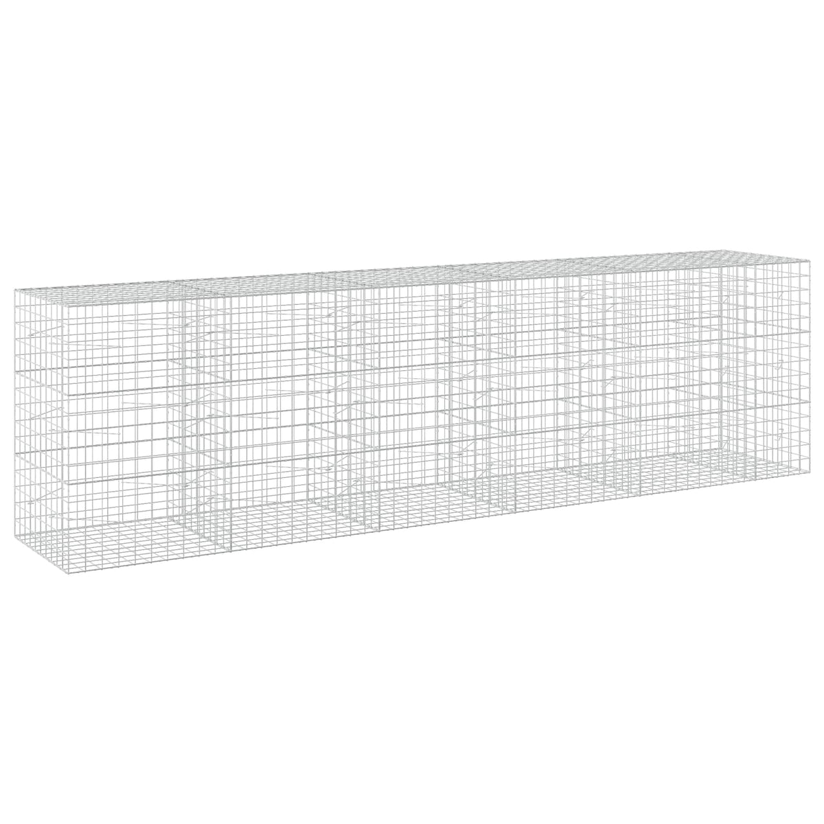 Γκαμπιόν με σύρμα 3,5 mm και πλέγμα 10x10 cm 550x100x150 εκ. - Pakobazaar