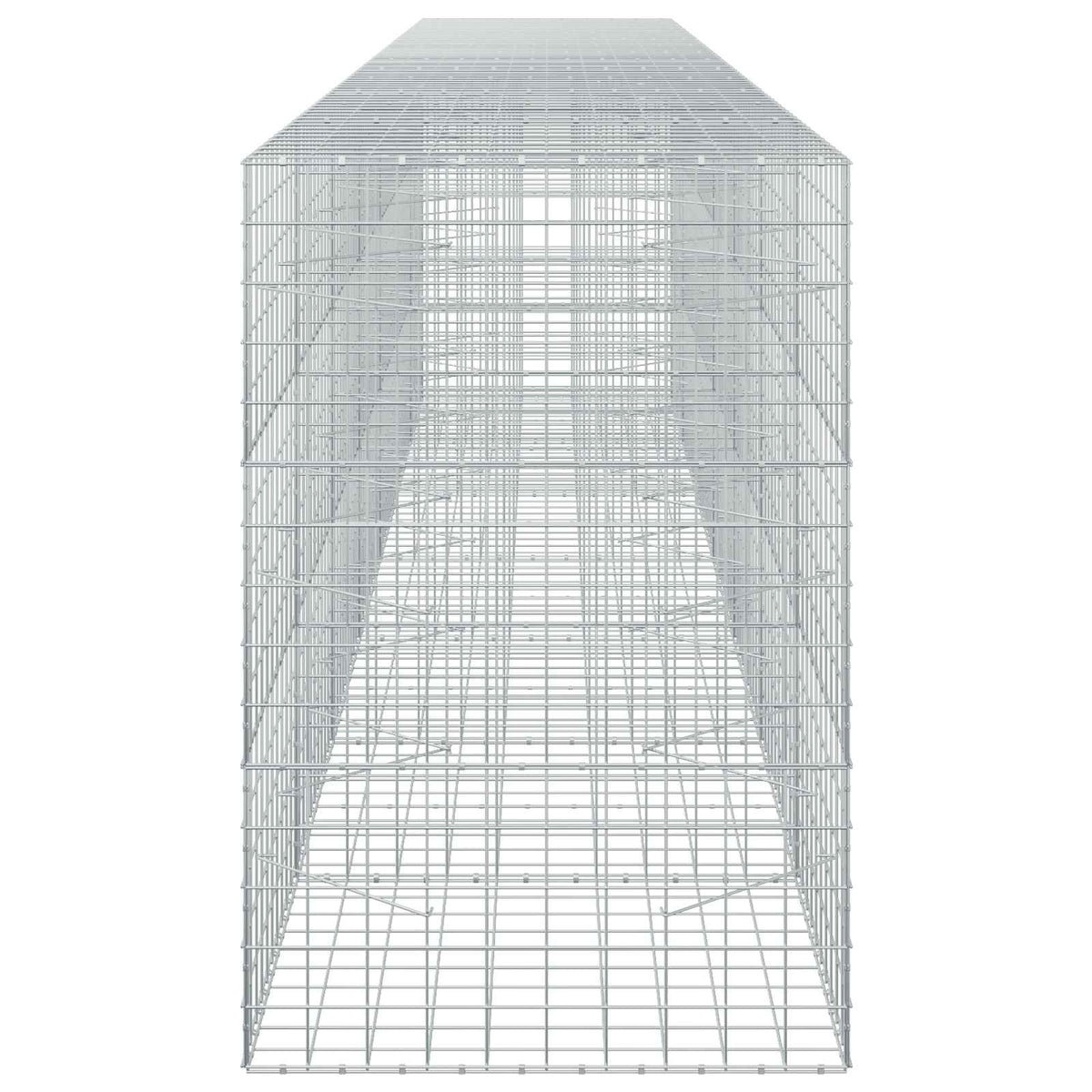 Γκαμπιόν με σύρμα 3,5 mm και πλέγμα 10x10 cm 700x100x150 εκ. - Pakobazaar