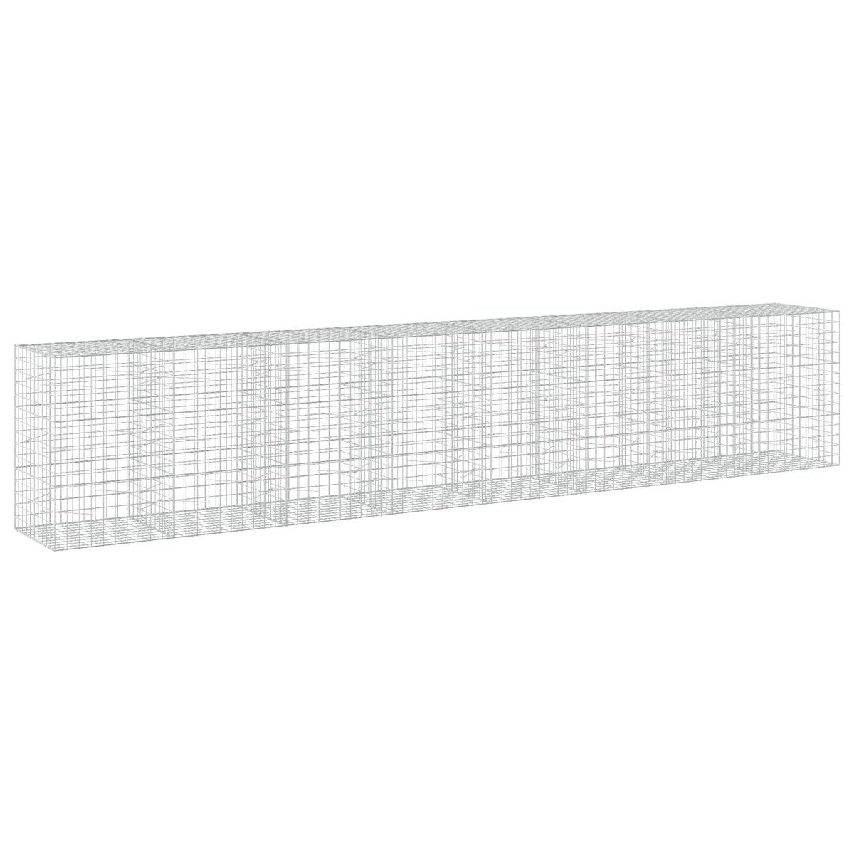 Γκαμπιόν με σύρμα 3,5 mm και πλέγμα 10x10 cm 800x100x150 εκ. - Pakobazaar