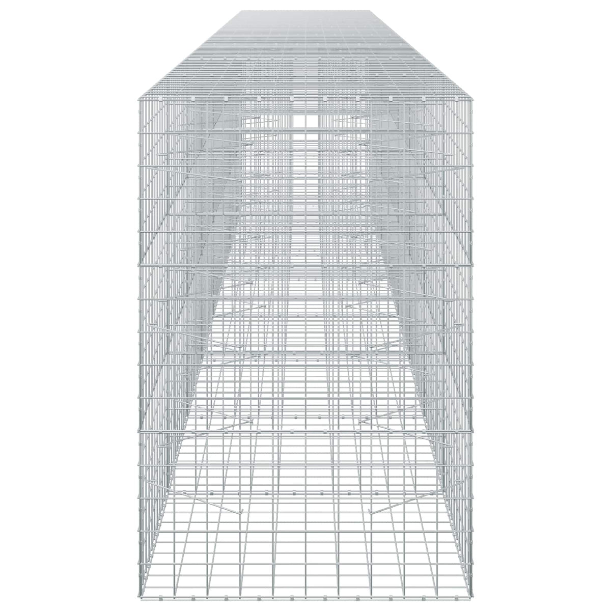 Γκαμπιόν με σύρμα 3,5 mm και πλέγμα 10x10 cm 800x100x150 εκ. - Pakobazaar