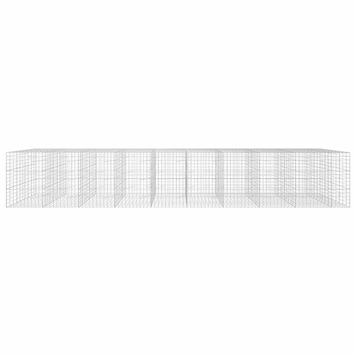 Γκαμπιόν με σύρμα 3,5 mm και πλέγμα 10x10 cm 950x100x150 εκ. - Pakobazaar