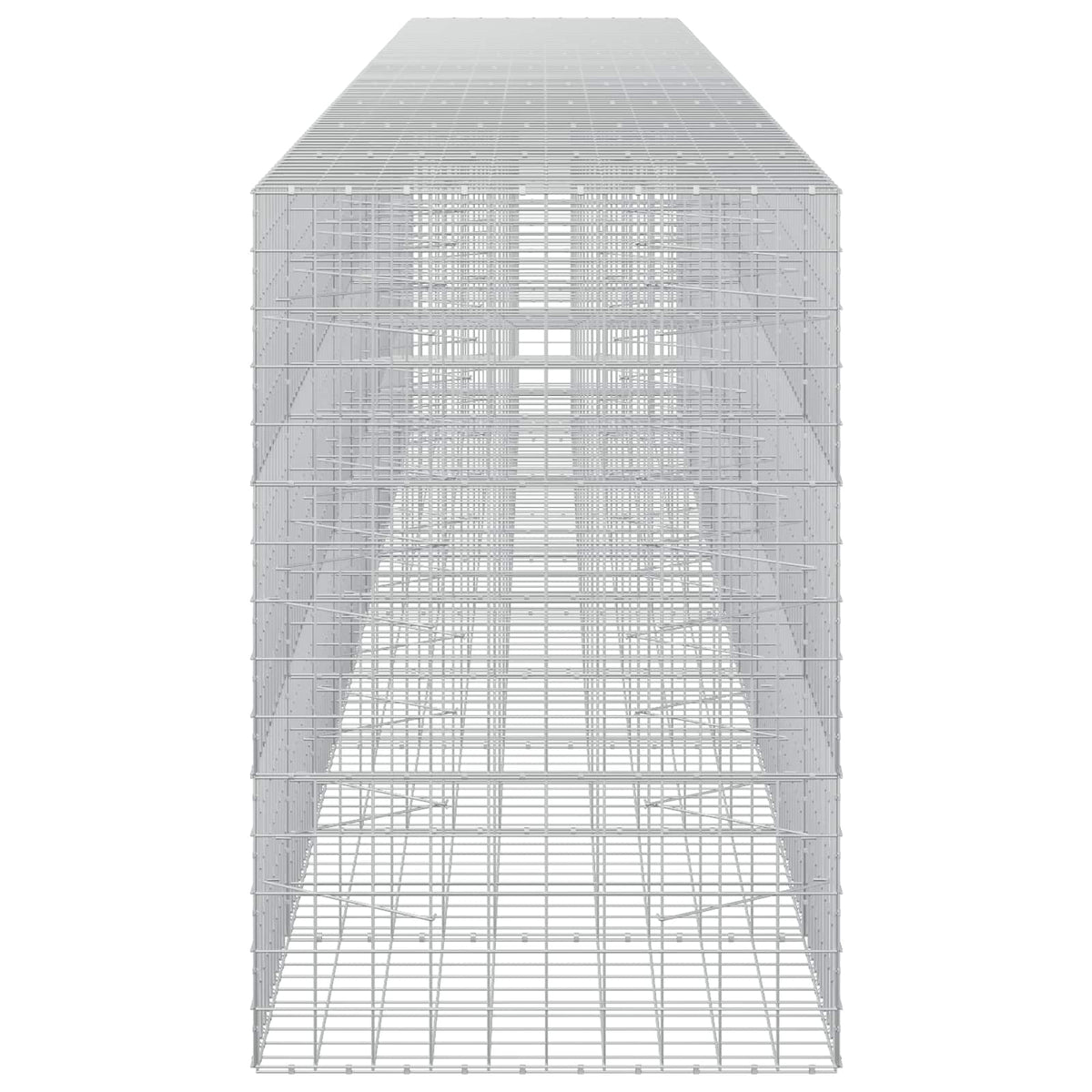 Γκαμπιόν με σύρμα 3,5 mm και πλέγμα 10x10 cm 950x100x150 εκ. - Pakobazaar